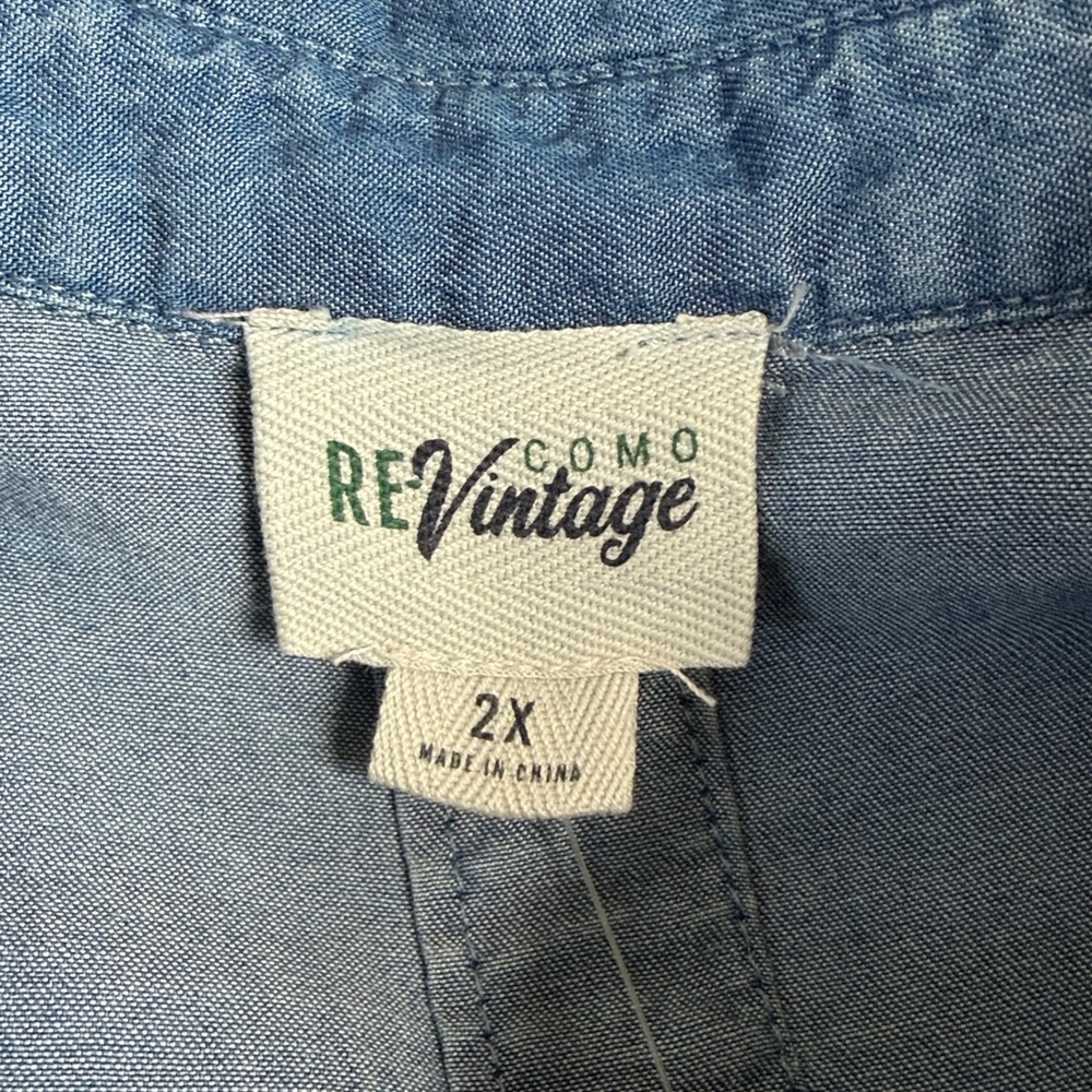 TWO COMO ReVintage Shirts 2X - Picture 10 of 12
